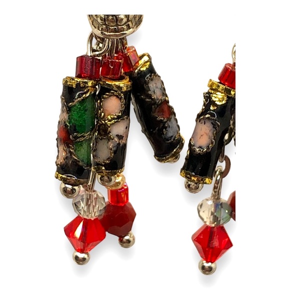 Handmade Silver Skull Dangles - Picture 5 of 6